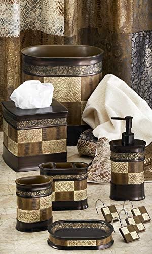 Zahari Home Zambia Stylish Soap Dispenser Modern Classic Luxury Decor Animal Print Western Design Lotion Pump
