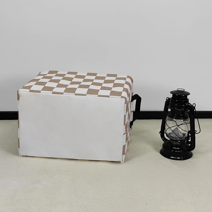 Storage Bins,Nursery Hamper Canvas Laundry Basket Foldable with Waterproof PE Coating Storage Baskets for Boys and Girls, Office, Bedroom, Clothes,Toys(Rec-Beige flag )