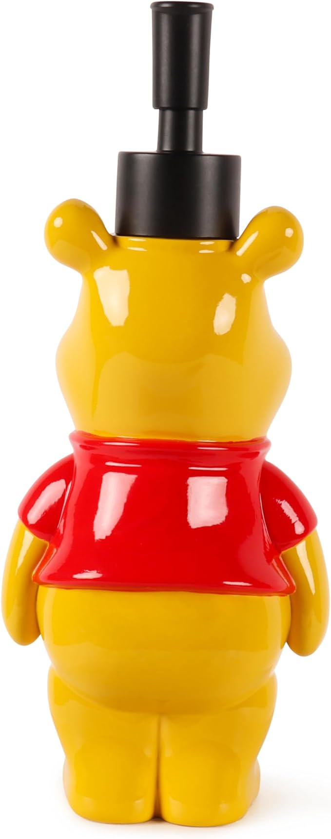 Jay Franco Kids Soap Dispenser – 8" Resin Hand Lotion Pump, Bathroom & Kitchen Decor, Official Licensed Product, Yellow - Winnie The Pooh