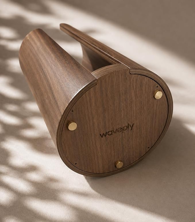 Plywood Free Standing Toilet Paper Holder. Toilet Tissue Storage Made from Wood. Compatible with Mega Rolls (Walnut)