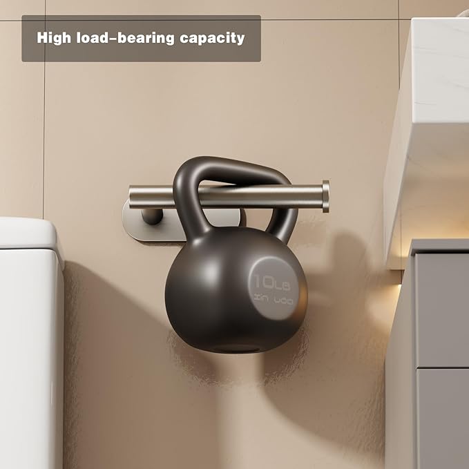 Voldra Toilet Paper Holder, Self Adhesive Toilet Paper Holder Wall Mount, SUS 304 Stainless Steel Toilet Tissue Roll Holder No Drilling for Bathroom Porta Papel de Baño (Brushed Nickel, Classic)