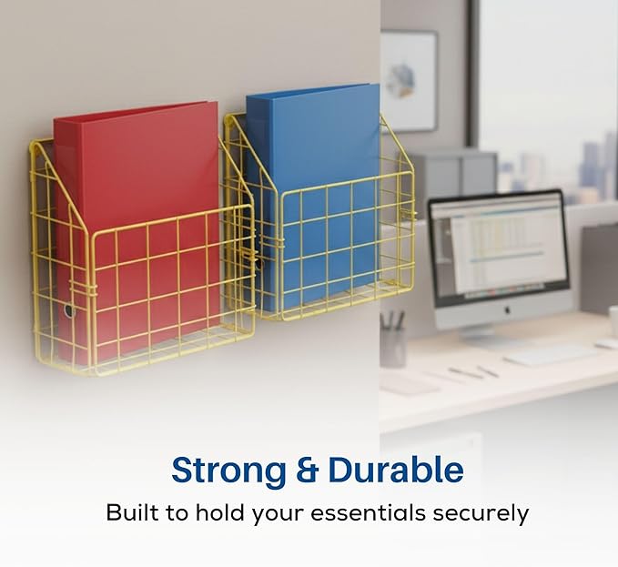 Performore Foldable Wire Rack Storage Organizer for Home & Office – Metal Wire Shelf, Space-Saving Foldable Rack, Easy Assembly, Durable Steel