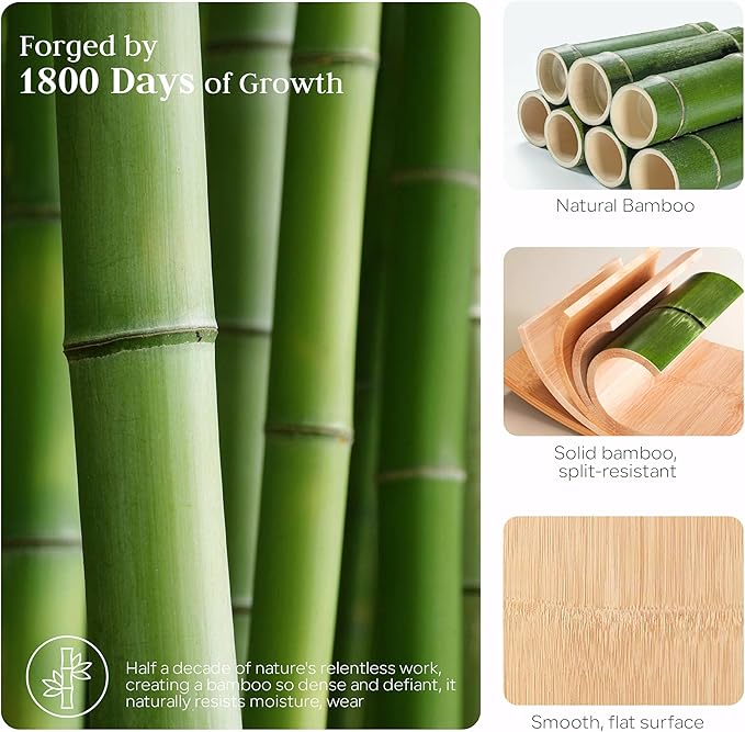 Bamboo Bathroom Countertop Organizer, 2 Tier Vanity Organizer with Drawer for Skincare & Makeup, Countertop Storage with Stone Drying Mat for Coffee Bar, Kitchen, Matcha Station