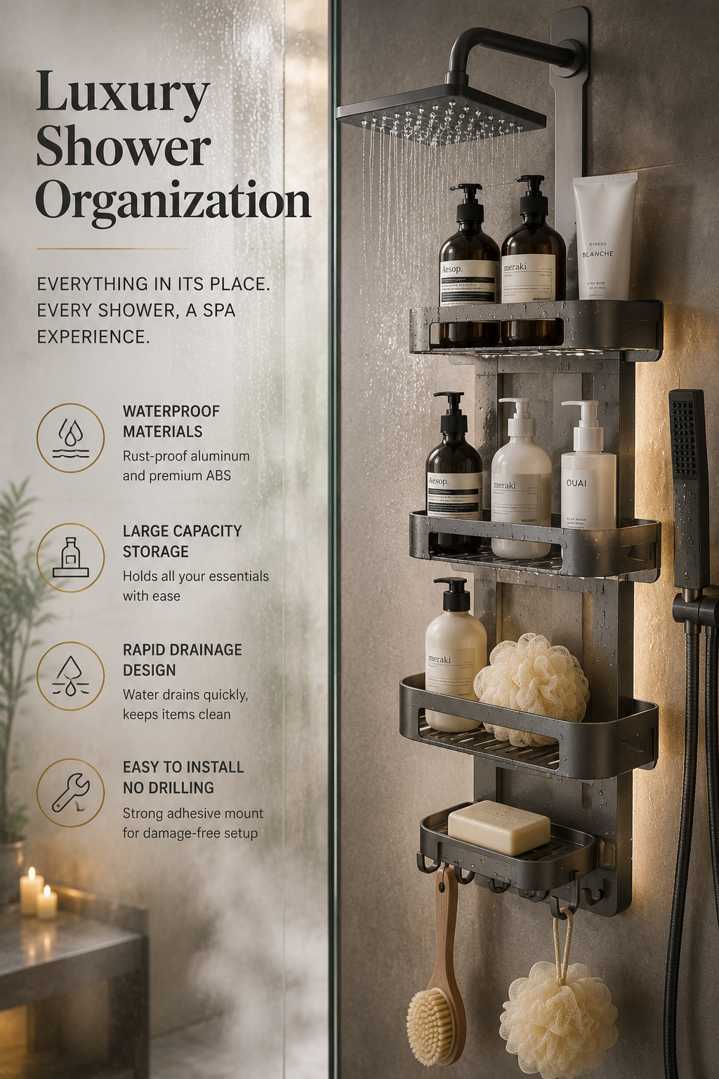 Shower Storage Solutions: Transform Your Daily Ritual