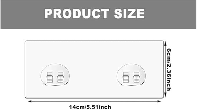 4 pcs Shower Caddy Adhesive Replacement Shower Shelf Rack Adhesive Strips No Drilling Organizer Hooks Stickers