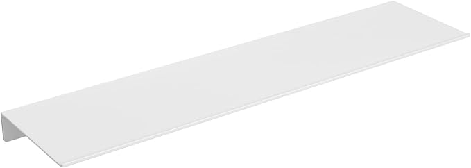 Danpoo 20 inch Long White Floating Shelf for Wall Organizer & Storage, Display Shelf, Metal Wall Shelf for Bathroom, Living Room, Kitchen, Bedroom