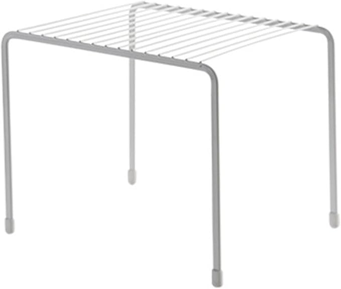 Multipurpose Household Organizers Sturdy Iron Storage Rack Home Accessory Portable for Kitchen Supplies and Daily Use