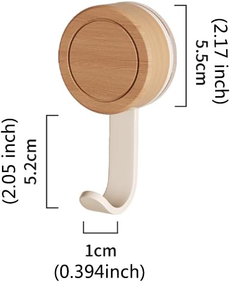 Soap Dish, Walnut and Stainless Steel, Soap Bar Holder for Shower Suction Cup Wall Mounted, No-Drilling Waterproof Sponge Holder (White with Wall Hooks)