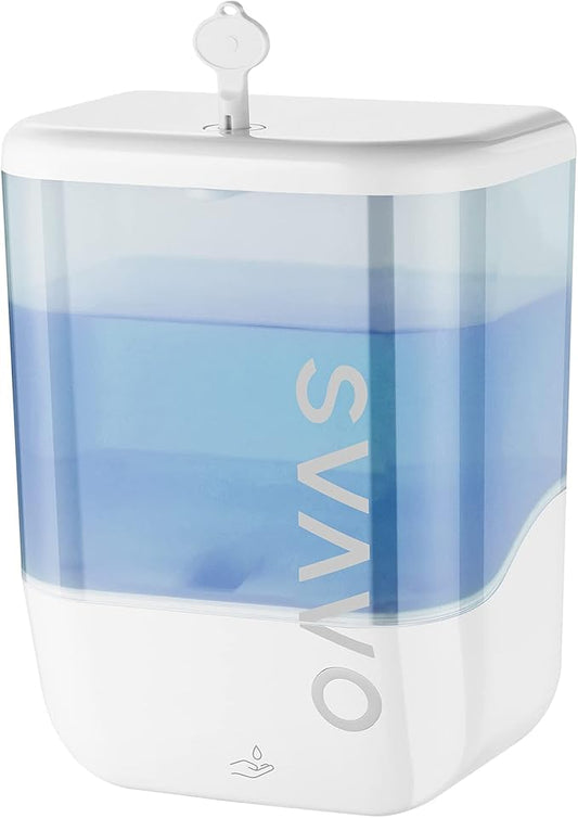 SVAVO 34oz / 1000ml Automatic Soap Dispenser Hand Sanitizer Dispenser Wall Mount, Touchless Electric Sensor Pump Battery Operated for Offices Home Kitchen Bathroom Hotel Restaurant Commercial