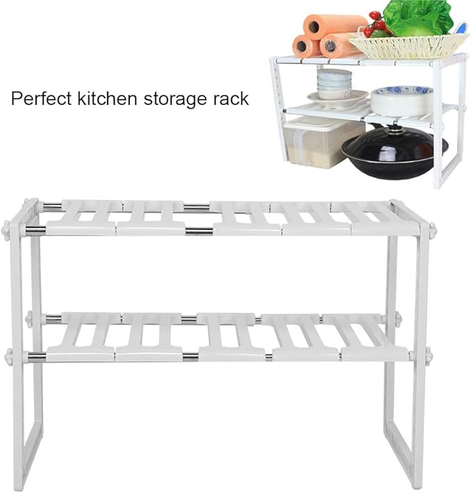 01 Storage Shelf, Safe Adjusted Adjustable Storage Shelf, Beautiful and Generous for Garage Home Storage, Family Kitchen Office,