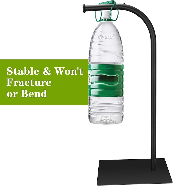 Toilet Paper Holder Stand, Free Standing Toilet Paper Holder with Weighted Base, for Bathroom Storage Holds Reserve Rolls