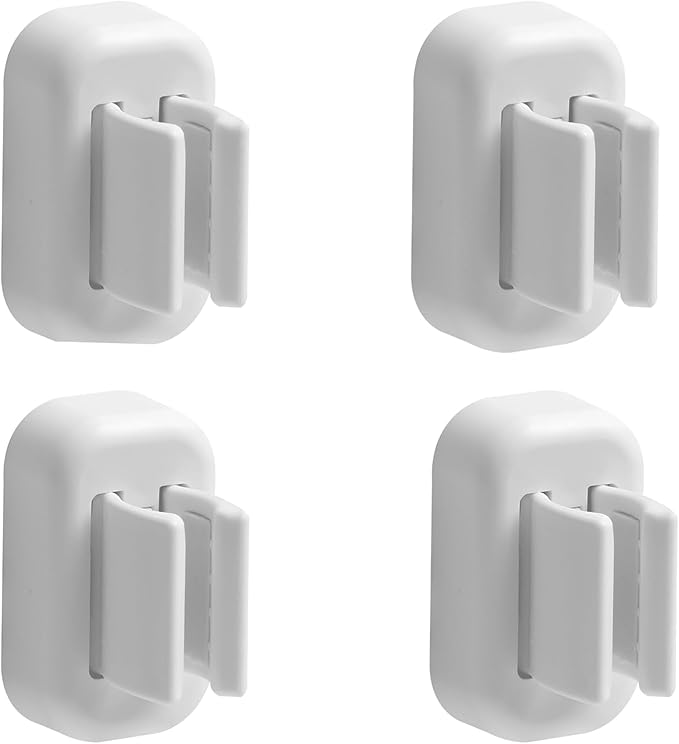 4PCS Toothbrush Holder Wall Mounted,Electric Toothbrush Holder Wall Mounted,Adjustable Hanging Mop Rack，Self Adhesive Electric Toothbrush Organizer for Bathroom,Multi-Function Holder for Dorm