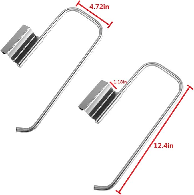 Cabinet Door Paper Towel Holder-Camper Paper Towel Holder-Paper Towel Rack Under Sink-Bathroom, Kitchen, Laundry Room, Tissue Storage(Silver,1 Pcs)