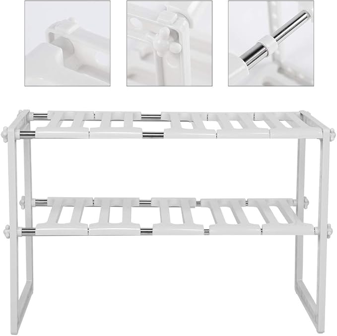 01 Storage Shelf, Safe Adjusted Adjustable Storage Shelf, Beautiful and Generous for Garage Home Storage, Family Kitchen Office,