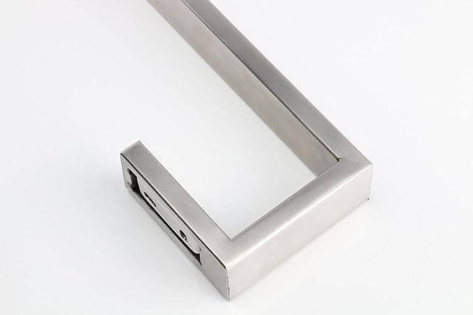 TocTen Bath Towel Rack - 2 Pack Square Base Thicken SUS304 Stainless Steel Towel Bar for Bathroom, Bathroom Bar Accessories Towel Rod Heavy Duty Wall Mounted Towel Holder(Brushed Nickel, 24 Inch)