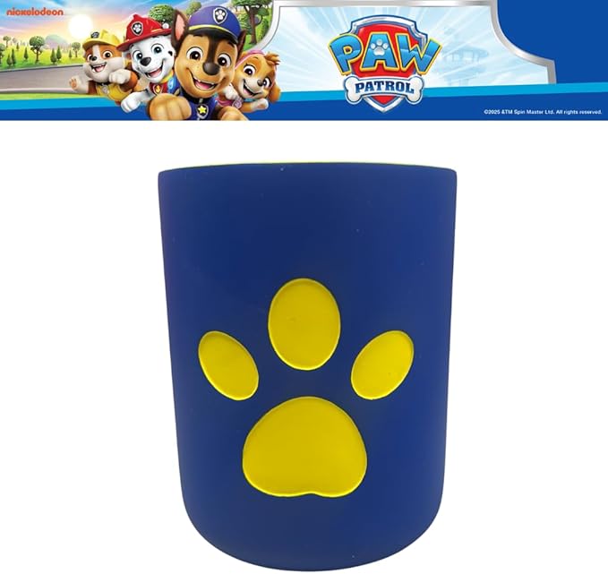 Paw Patrol Chase Kids Toothbrush Holder - Makeup Brushes/Pens Tumbler, (Officially Licensed Product) By Franco