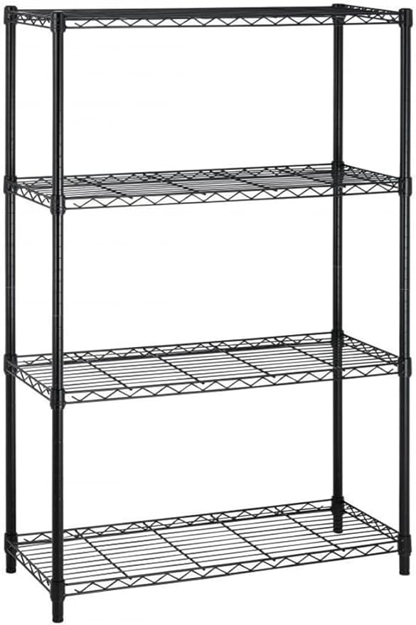 Heavy Duty 4-Tier Wire Shelving Unit – NSF Certified Adjustable Metal Storage Rack for Kitchen, Garage, Pantry – 1000 lbs Capacity – 36" W x 14" D x 54" H ﻿