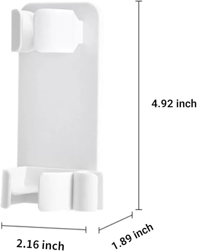 Wall-Mounted Hair Tool Organizer - Curling Iron, Straightener, and Dryer Holder for Bathroom Storage (2 Black)