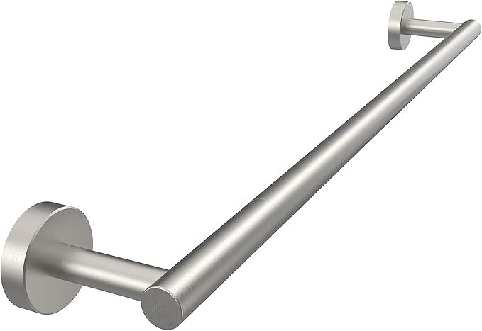 RARXTR 24 Inch Brushed Towel Bar Towel Rack for Bathroom Kitchen Hand Towel Holder Dish Cloths Hanger SUS304 Stainless Steel RUSTPROOF Wall Mount (Brushed Grey)