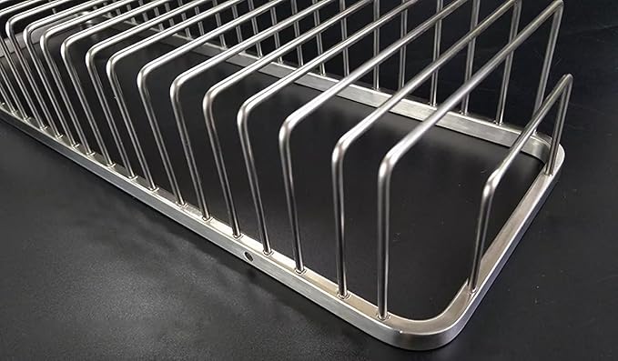 Stainless Steel Rectangular Shower Caddy for Shampoo and Body Wash - Bathroom Organizer Shelf