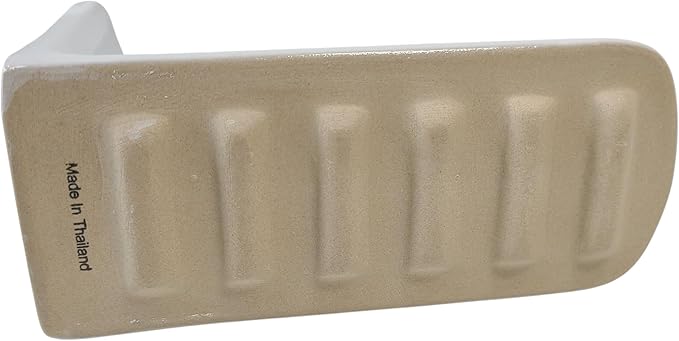 Snow White Ceramic Tile Shower Corner Shelf Tray Soap Dish Shampoo Caddy Vintage Mid Century Modern Retro