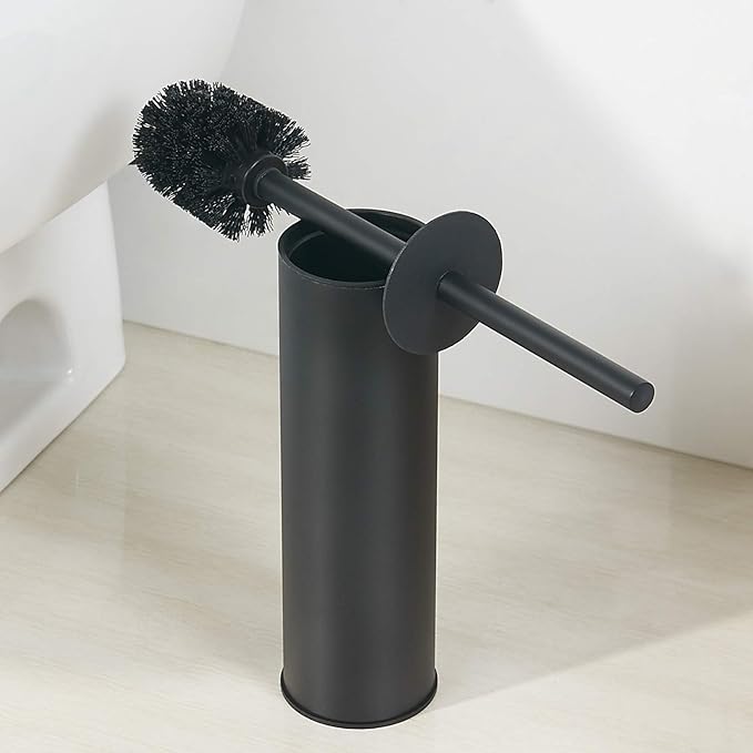 Toilet Brush and Holder,Stainless Steel Toilet Brushes for Bathroom with Holder 2pack