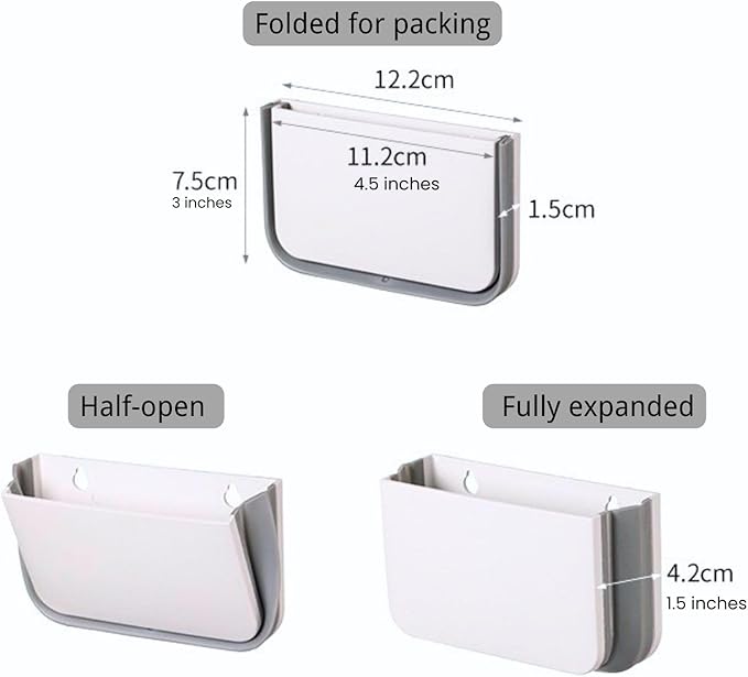 Cruise Magnetic Toothbrush Holder 2 Pack Cabin Walls, Foldable Toiletry Organizer for Disney RoyalCaribbean Carnival Cabin Bathroom, Strong Magnet, No Drilling, Space-Saving Travel Essential