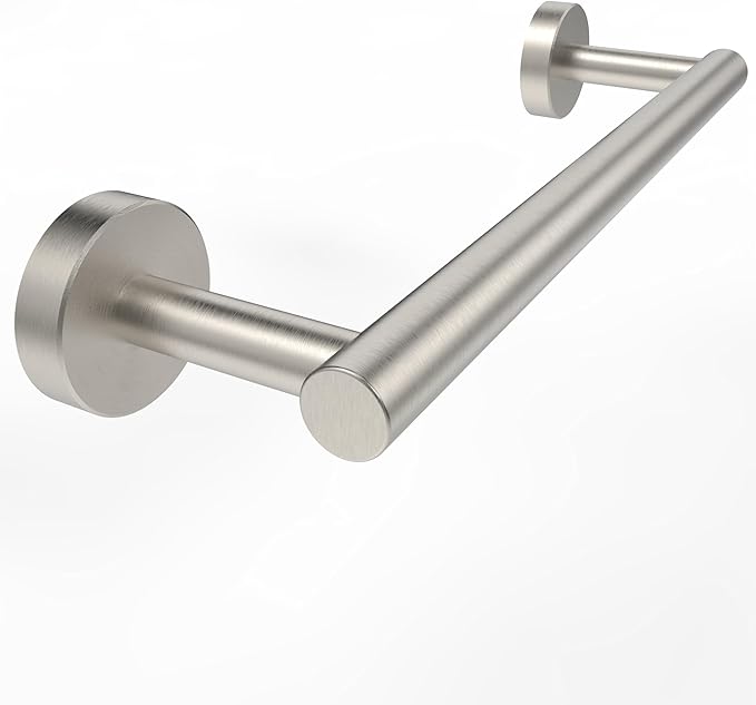 RARXTR 12 Inches Brushed Towel Bar for Bathroom Kitchen Hand Towel Holder Dish Cloths Hanger SUS304 Stainless Steel RUSTPROOF Wall Mount (Brushed Grey 12-inch)