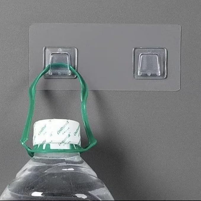 4 PCS Shower Caddy Adhesive Replacement Sticker for Large Diameter Bathroom Basket, Self-Adhesive Hooks for Wall Mounted Laundry Hamper, No Drill Storage Shelf, Corner Shelves
