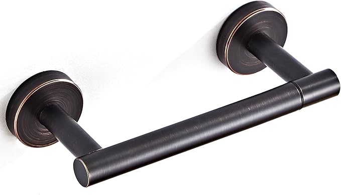 RARXTR Bronze Toilet Paper Holder SUS304 Stainless Steel Double Post Pivoting Toilet Paper Roll Holder Wall Mounted Toilet Tissue Holder for Commercial Bathroom RV Oil Rubbed Bronze