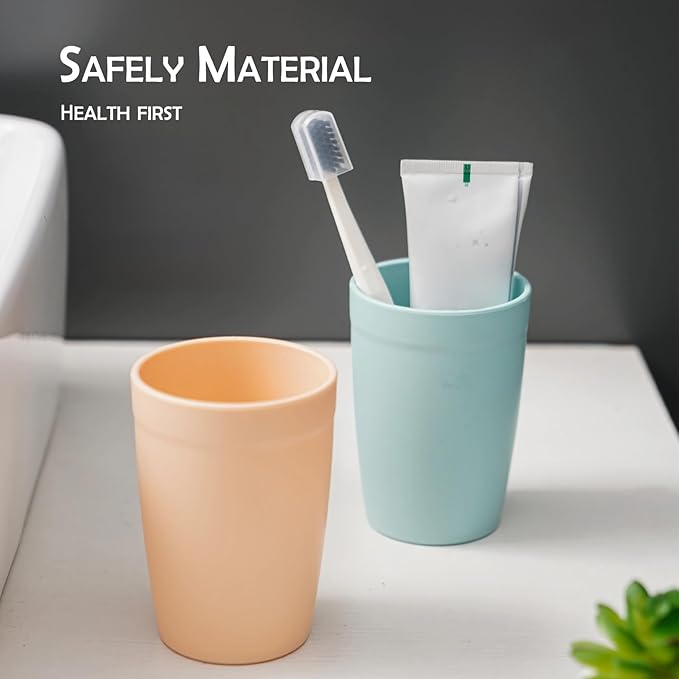 Magnetic Cup 2 in 1 Toothbrush Holder for Bathroom,Wall Mounted Drill-Free Electric Toothbrushes Storage Organizer Space Saving, for Waterpik Oral-B, Family Father Mother and Son/Daughter (Rosepink)