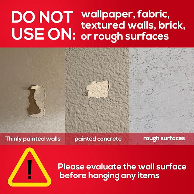 AIERSA Wall Hangers Without Nails,20 Pcs Picture Hangers Without Nails,Hang Pictures Frame On Wall No Nails,Nail Free Stickers for Walls,Drill Free Adhesive Hooks,Adhesive Screwless Screws(10mm)