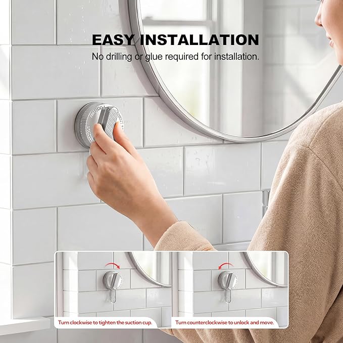Clear Toothbrush Holder for Bathroom, Multi-Functional 2 Cups Toothbrush Organizer Wall Mounted with 2 Storage Slot and 2 Toothbrush Cups
