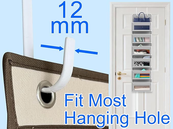 Mars-Rock Over The Door Metal Hooks with Plastic Coating 5.5" Fit 0.5" to 2" Wide Door 4 Pcs Heavy Duty Single Towel Robe Rack Wreath Bathroom Shower Hanger Shoe Organizer Ironing Board Short White