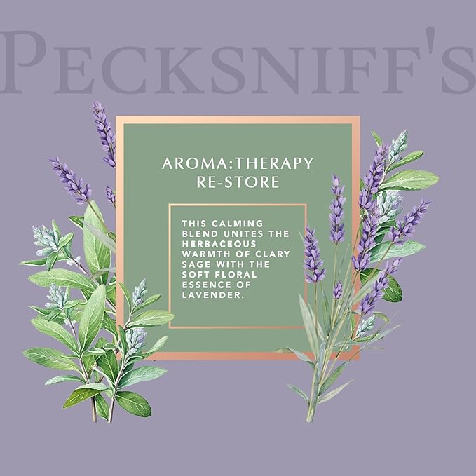 Pecksniffs Moisturizing Hand Wash and Hand & Body Lotion Caddy Set - Aroma:Therapy Re-Store, 500 ml/16.9 fl oz