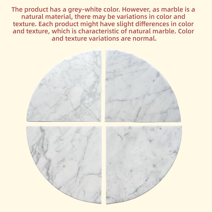 2 pcs Marble Shower Corner Shelf for Bathroom, 9 Inch x 9Inch Gray Veins and Soft White Marble Corner Shelves for Bath Wall Mounted Both Side Polished