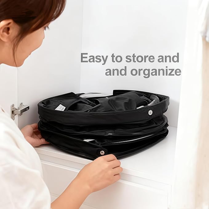 17L Cleaning Caddy With Handle, Foldable Storage Cleaning Product Organizer, Cleaning Caddy for Cleaning Supplies Outdoor Camping, Portable Multifunctional Cleaning Bucket tool Bag Organizer
