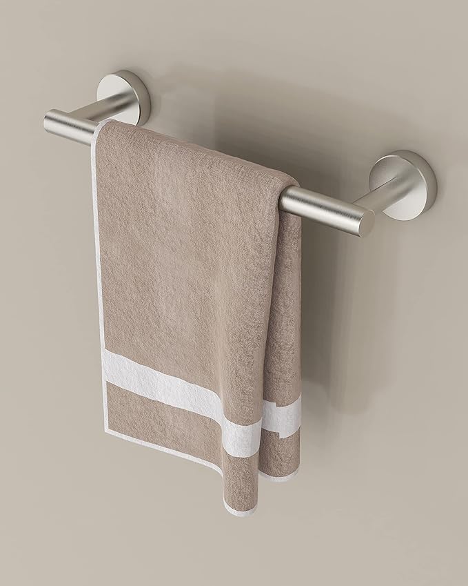 RARXTR 12 Inches Brushed Towel Bar for Bathroom Kitchen Hand Towel Holder Dish Cloths Hanger SUS304 Stainless Steel RUSTPROOF Wall Mount (Brushed Grey 12-inch)