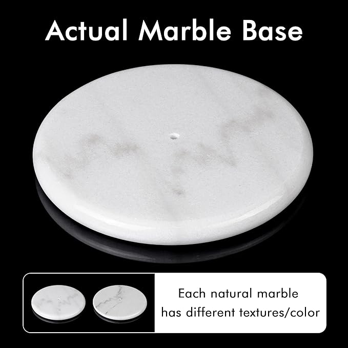 KES Black Toilet Paper Holder Stand Freestanding Toilet Paper Stand for Bathroom Tissue Roll Holder with Marble Base, SUS304 Stainless Steel Matte Black, BPH284S1-BK