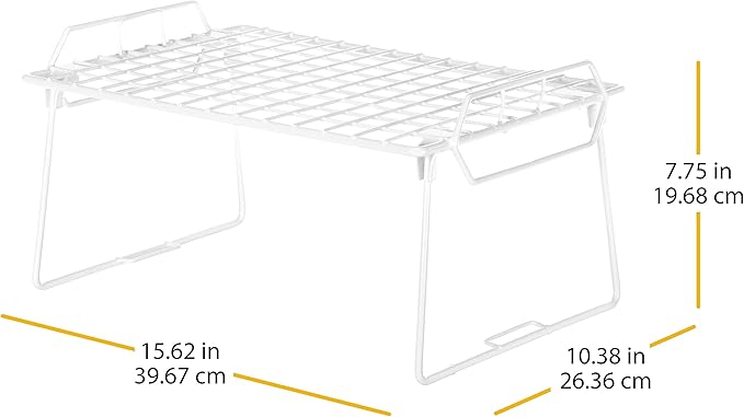 Whitmor Wire Grid Stacking Utility Shelf (Pack of 6)