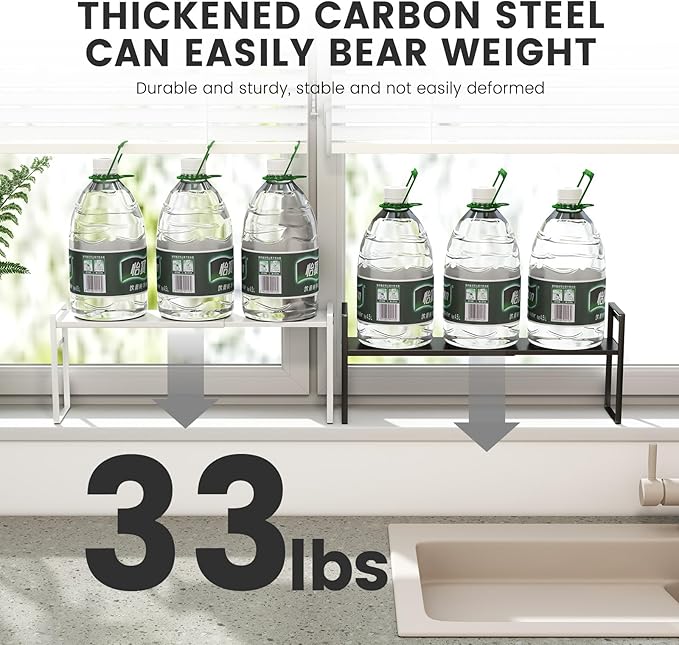 1pcs Small Narrow Tall Shelf for Windowsill Kitchen Organizer Window Sill Plant Shelf Stackable Shelves Bathroom Sill Thin Shelves for Narrow Spaces Counter Top Racks