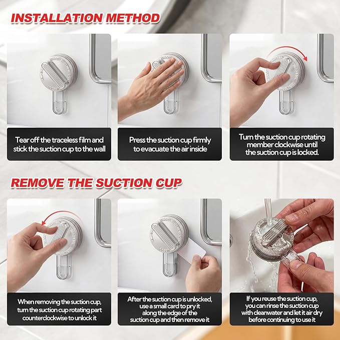 Clear Toothbrush Holder for Bathroom, Multi-Functional 2 Cups Toothbrush Organizer Wall Mounted with 2 Storage Slot and 2 Toothbrush Cups