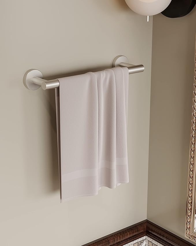 RARXTR 12 Inches Brushed Towel Bar for Bathroom Kitchen Hand Towel Holder Dish Cloths Hanger SUS304 Stainless Steel RUSTPROOF Wall Mount (Brushed Grey 12-inch)
