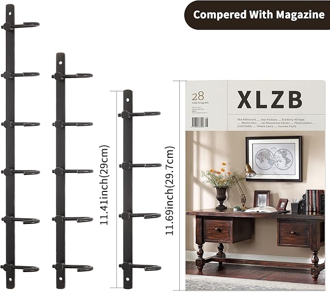 WINCASE Bronze Towel Hooks, Bathroom Rail Hook Rack Wall Mounted, Antique Oil Rubbed Brass Cloth Coat Rack with 4 Hooks Farmhouse