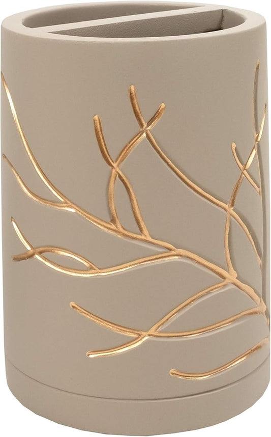 Sweet Home Collection Bathroom Accessories Sets Unique Collections Modern Classic Contemporary Decorative Beautiful Designs Bath Shower Tub Décor, Toothbrush Holder, Branches
