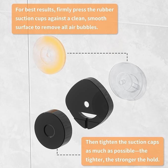 KEGII 5 Pack Corner Shower Caddy Suction Cup, Large Capacity Bathroom Organizer with Soap Dish & Toothbrush Holder, No Drilling Stainless Steel Wall Mounted Shower Storage, Black