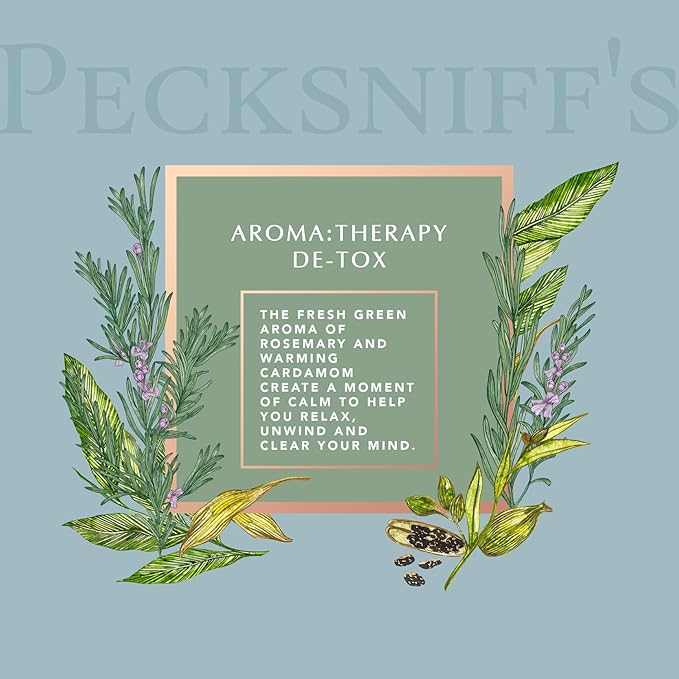 Pecksniffs Moisturizing Hand Wash and Hand & Body Lotion Caddy Set - Aroma:Therapy De-Tox, 500 ml/16.9 fl oz