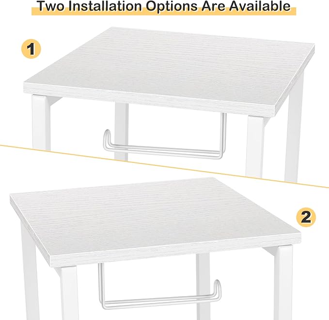 OYEAL Bathroom Storage Cabinet Freestanding Bath Shelf with Drawer Toilet Paper Storage Stand 3 Tier Towel Storage Organizer for Laundry Room Entryway Kitchen Pantry, White