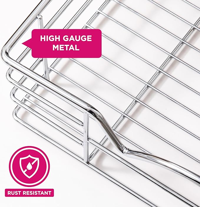 HOLDN’ STORAGE Pull Out Cabinet Organizer, Slide Out Drawer for Kitchen Cabinets & Pantry, Roll Out Shelf for Pots, Pans & Under Sink Storage, Heavy-Duty Full-Extension, 24"W x 21"D x 5"H