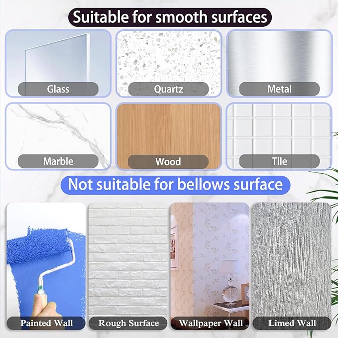 16Pack Shower Caddy-Adhesive Replacement, Strong Adhesive Hook Strip, Waterproof Shower Caddy Basket Shelf for Bathroom Storage Shelves and Kitchen Racks , No Drilling